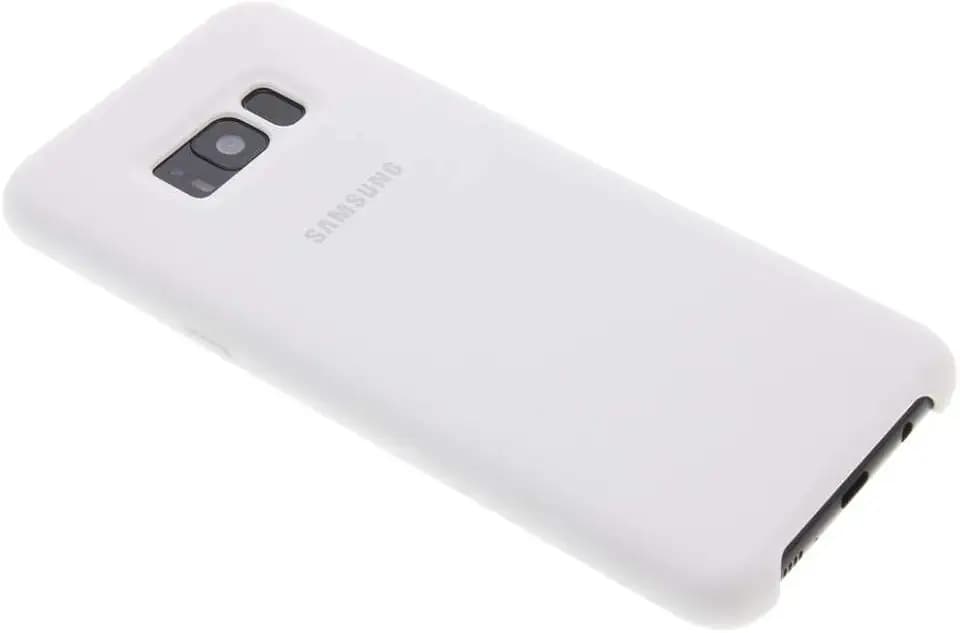 Samsung EF-PG955TWEGWW Silikon Schutzhülle für Galaxy S8 Plus weiß,