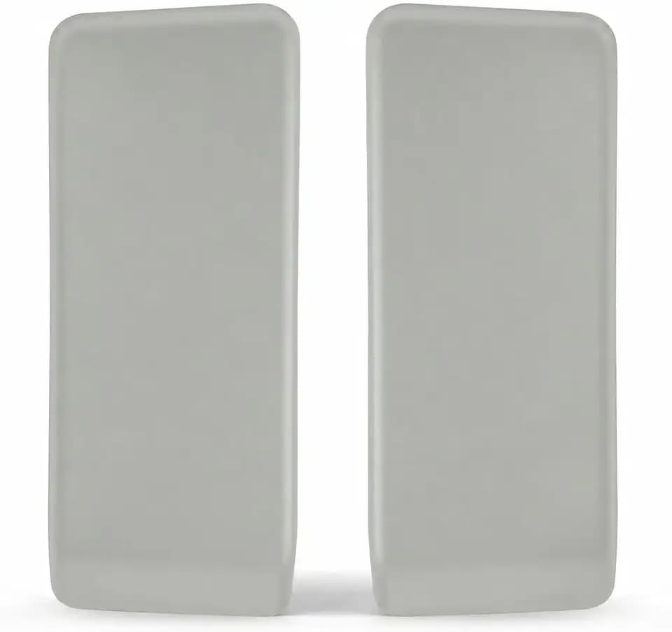 Armrest Pads Replacement for Haworth Very Chair, Chair Arm Pads Caps Replacement, Soft PU Leather Armrest Covers(Grey)