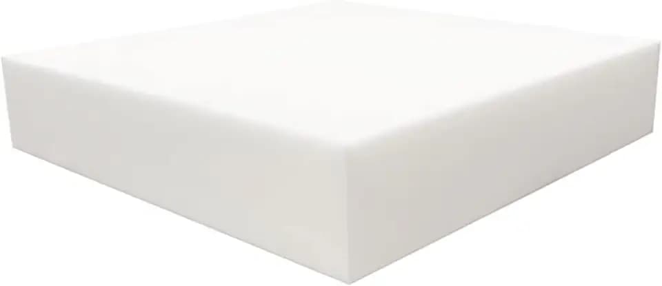 FOAMYFOAM High Density 3 inch Thick, 24 inch Wide, 24 inch Long Upholstery Foam, Cushion Replacement