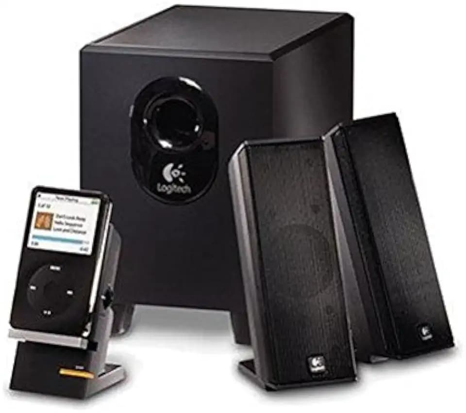 Logitech X-240 Lautsprecher 2.1 25W schwarz
