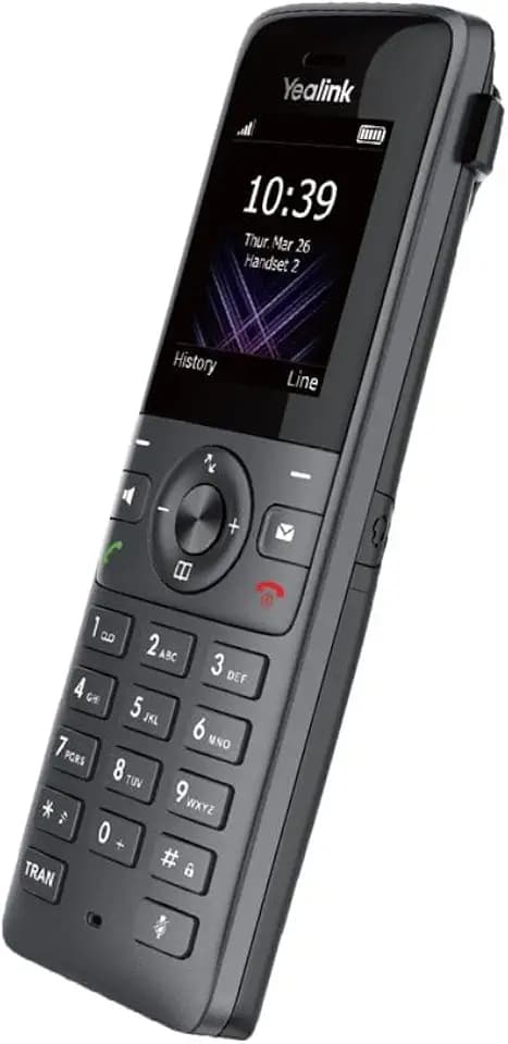 Yealink W73P DECT IP Telefon System (W70B Basis + W73H Handset) Schwarz