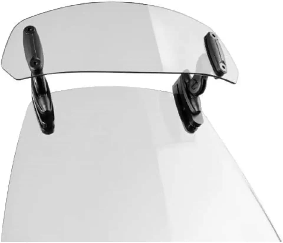 Puig 6320W Verstellbare Spoilerscheibe Clip-On Aerodynamik, Transparent