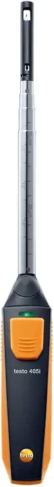 testo 405i Anemometer Handheld for Air Celocity, In-Duct Airflow and Temperature – CFM Meter with Extendable up to 15" Telescopic Shaft - Wind Meter with Bluetooth and App Operation