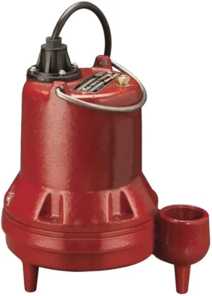 LE40 Series 100 gpm 4/10 hp 115V Sewage Pump with 25 ft. Cord