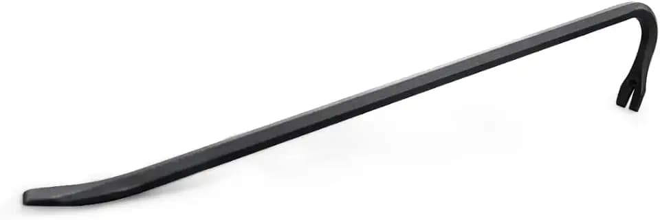 Olympia Tools 18" Wrecking Bar, Heavy Duty Pry Bar with Beveled Chisel End and Forged Carbon Steel for Prying, Lifting and Pulling Nails