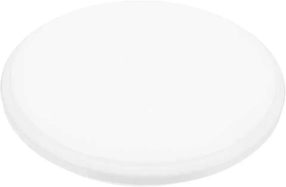 NUOBESTY Plastic Ceiling Light Cover Ceiling Fan Light Globe Replacement Dome Shade Lamp Clip-on Design Modern for Living Room 10 in