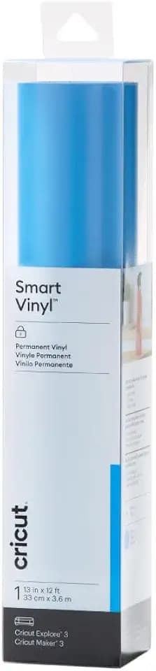Cricut Smart Permanent Vinyl (13in x 12ft, Ocean) for Explore and Maker 3 - Matless Cutting for Long cuts up to 12ft