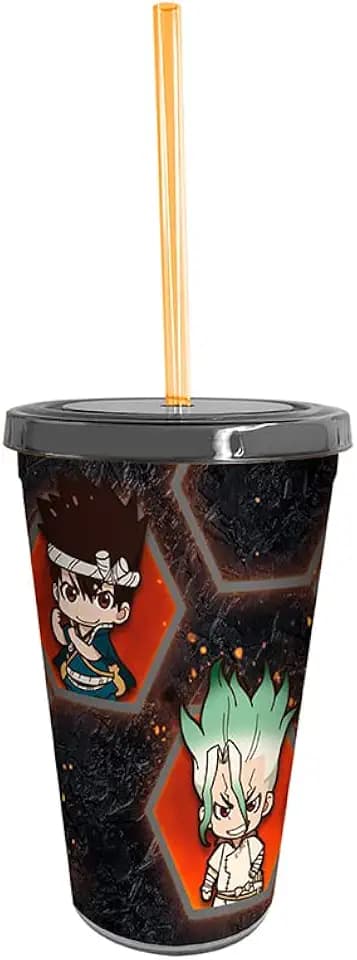 ABYSTYLE DR STONE - Groupe SD - Tumbler with straw 470 ml