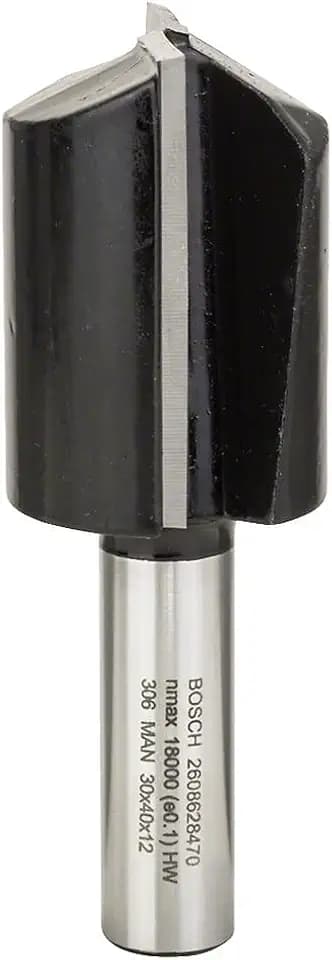 Bosch Professional Zubehör 2 608 628 470 Nutfräser 12 mm, D1 30 mm, L 40 mm, G 81 mm 2608628470