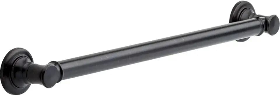 DELTA FAUCET 41624-RB Traditional 24" Grab Bar with Concealed Mounting, Venetian Bronze Venetian Bronze