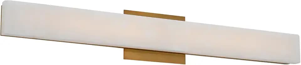 Modern Forms Lanza 27in LED Bath Vanity & Wall Light 3000K in Aged Brass