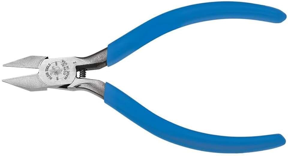 Klein Tools D244-5C Diagonal Cutting Electronics Pliers, 5-Inch