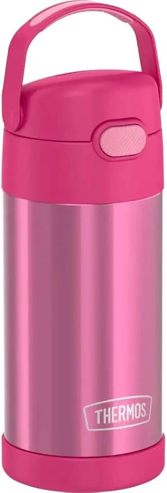THERMOS FUNTAINER Water Bottle with Straw, 12oz, Pink