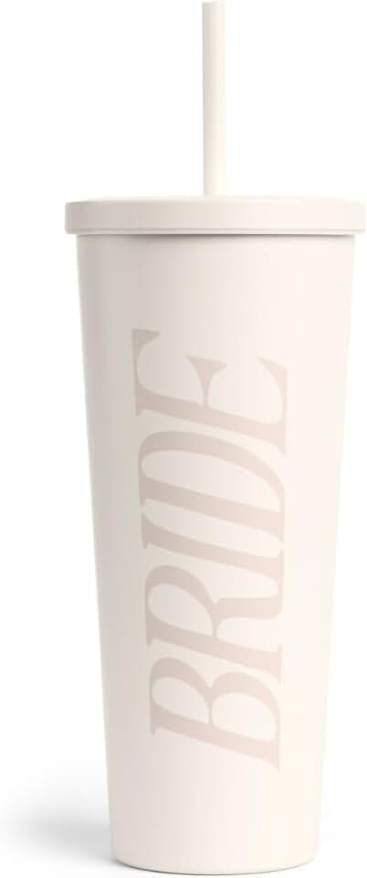 xo, Fetti Bride Tumbler - 24 Oz Stainless Steel Cup | Bachelorette Gift