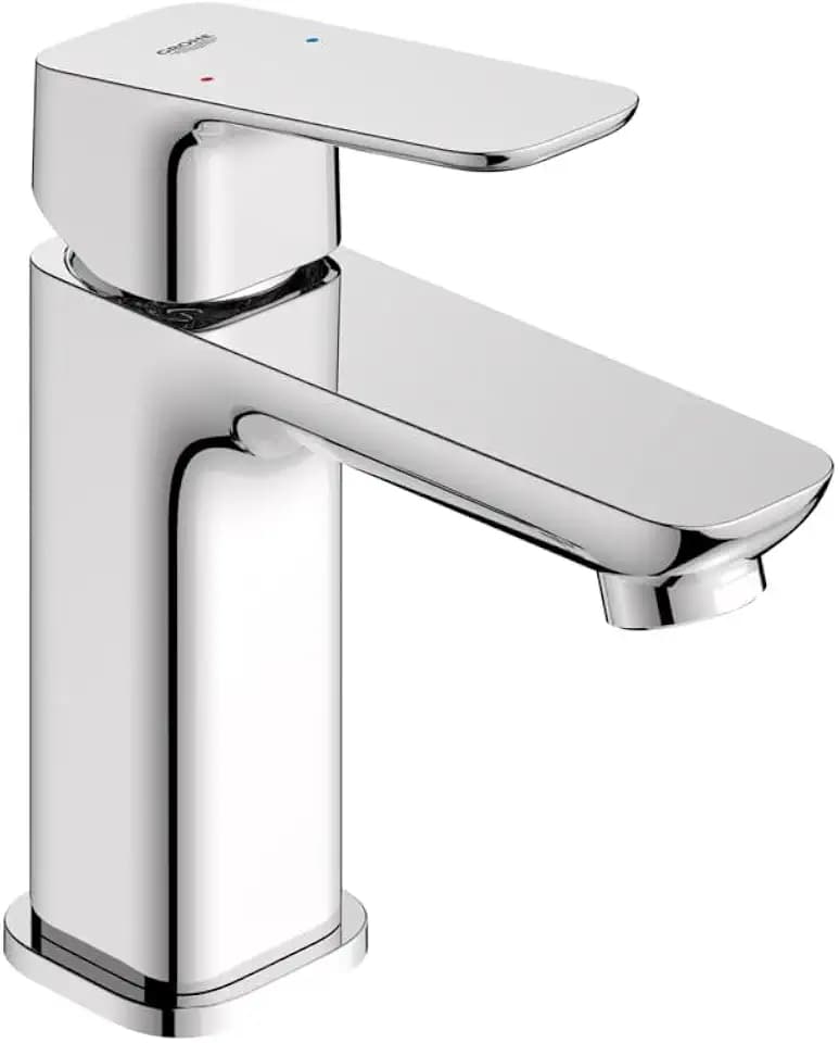 GROHE Cubeo S- Size Single-Hole Single-Handle Bathroom Faucet, Chrome