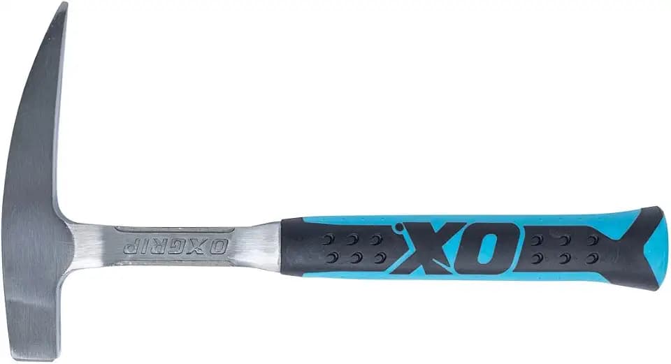 OX 22oz Rock Pick Geology Hammer, Stone & Pick Hammer, Ergonomic Grip