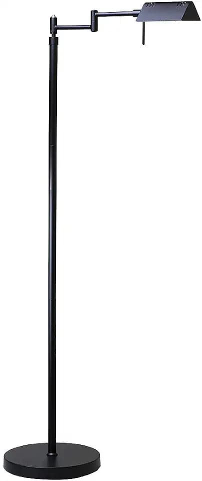 O'Bright Brook Adjustable Dimmable LED Pharmacy Floor Lamp, Black