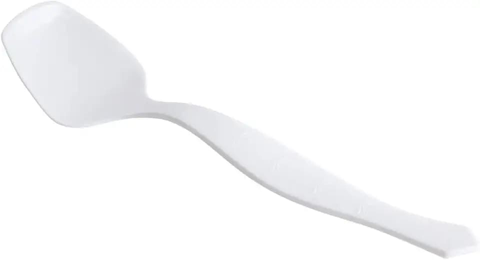 Serving Spoons - 144 Count - White Plastic - for Buffets, Catering and Entertaining
