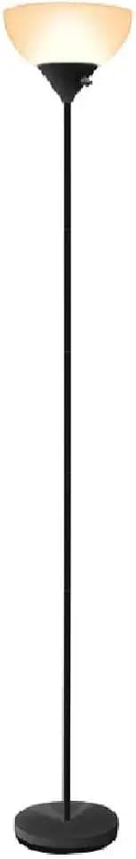 Newhouse Lighting 71-in. Charles Black Modern Standing Lamp NHFL-CH-BK, Floor Lamp for Living Room, Bedroom, and Other Home Decor, Ambient Lighting and Mood Lighting for Office Decor