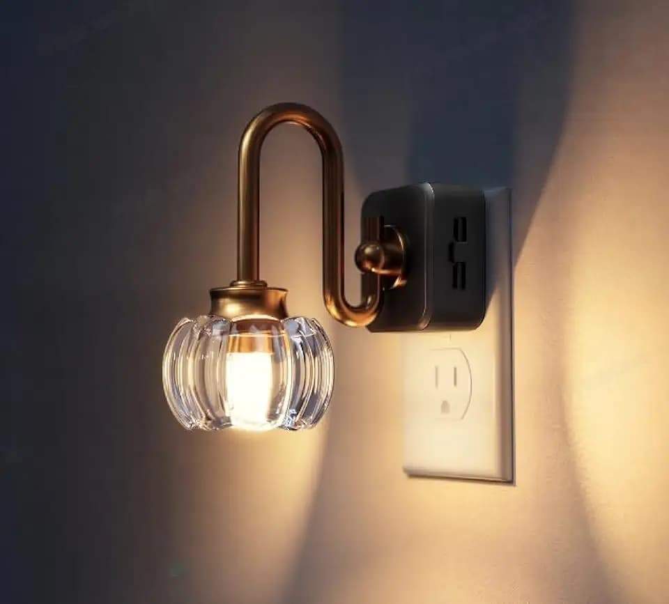 L LOHAS LED Night Lights Plug into Wall, 3000K Soft White