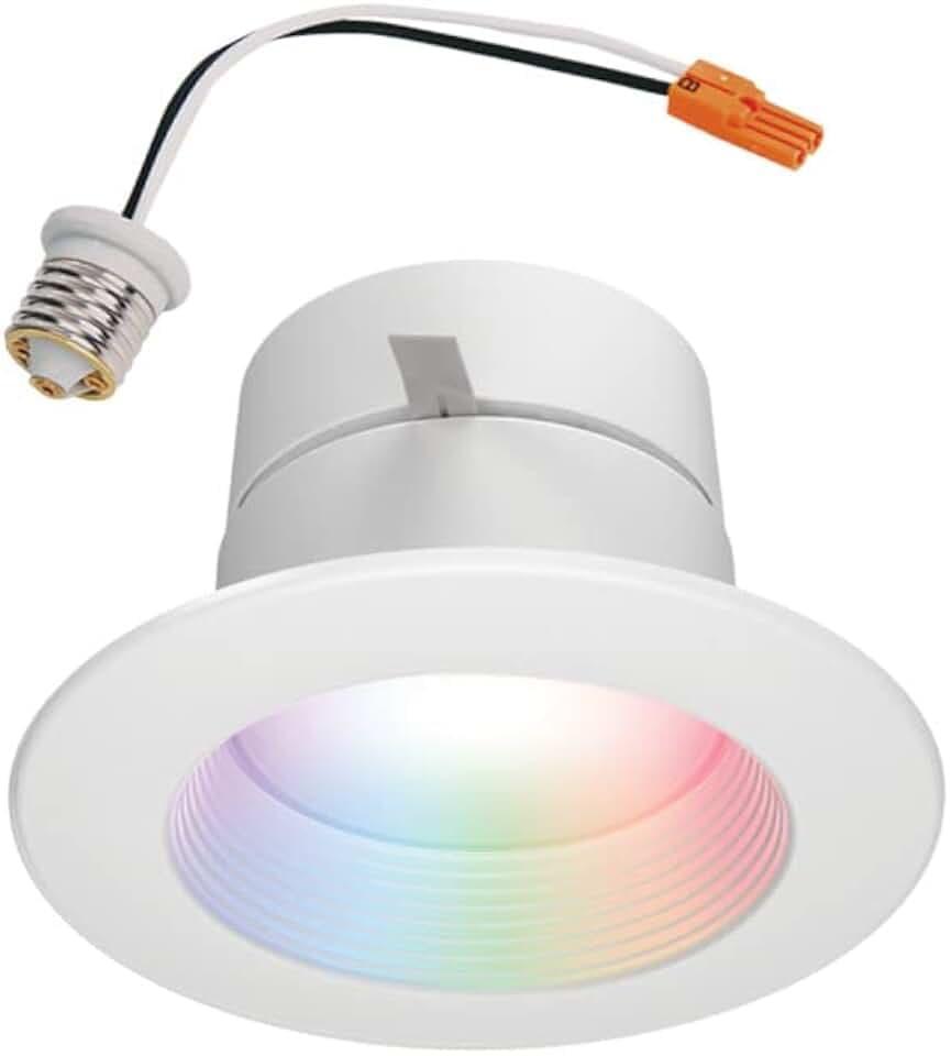 HALO RL LED Recessed Lighting 4 inch Smart WiFi RGBWW Canless ceiling Light