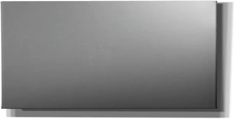 Epic Art Group Artist Stretched Silver Foil Canvas, 18"x36"x0.75" Great for Acrylic Paint