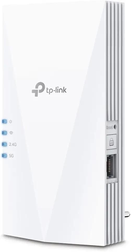 TP-Link RE780X WiFi 6 WLAN Verstärker Repeater AX3000(Dualband 2402MBit/s 5GHz + 574MBit/s 2,4GHz, MU-MIMO, Gigabit Port, kompatibel zu Allen WLAN Routern)