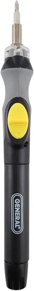 General Tools Cordless Lighted Power Precision Screwdriver #502 - Super-Torque Drive for Electronics, and DIY Crafts