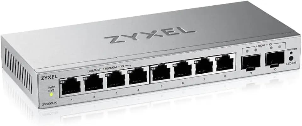 Zyxel Netzwerk Switch 8 Port | Web-Managed | GS1200-10V3