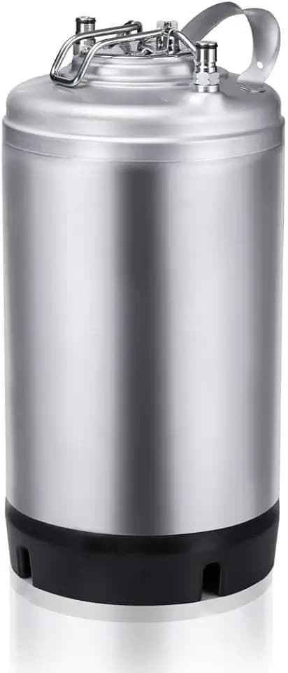 GANCOWISE New 3 Gallon Ball Lock Keg, Stainless Steel Beer Corney Keg