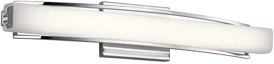 Elan Rowan LED Bathroom Vanity Light, Chrome