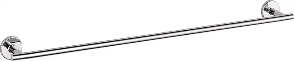 Delta Towel Rack | 30 Inch Polished Chrome Extra Long Towel Bar for Bathroom, Kitchen | Trinsic Accessories
