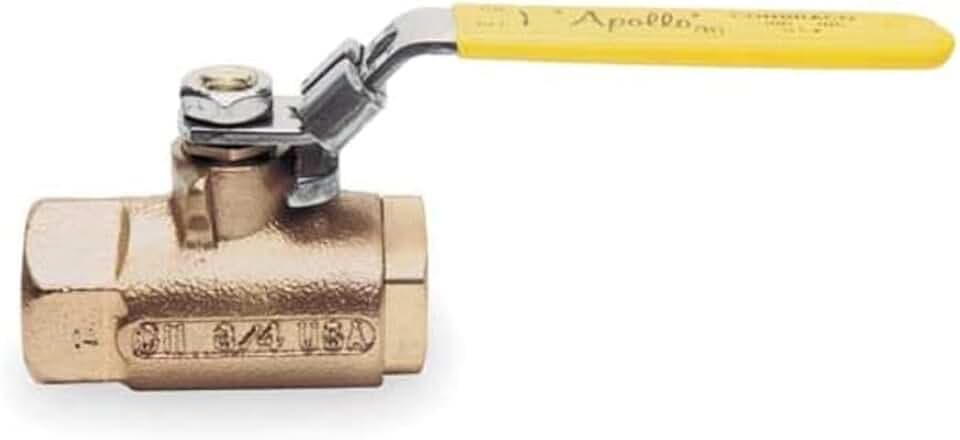 Apollo 70-100 Series Bronze Ball Valve, Two Piece, Inline, Latch-Lock Lever, 2" NPT Female