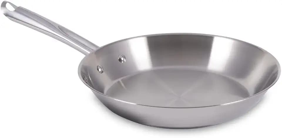 T-Fal Gourmet Stainless Steel 12.5 in Fry Pan, Induction Skillet, Oven Safe