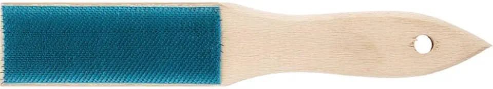 PFERD File Card, 1 pc. | 9-1/8 inch | Fine Steel Wire Brush | Wooden Handle | 17146 - for cleaning chips from a loaded file, durable even in extreme applications