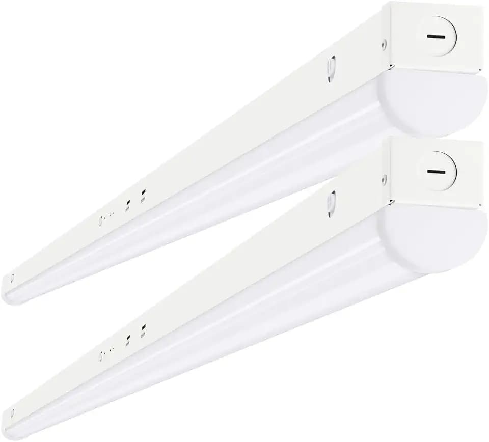 8FT LED Linear Light Fixtures 2Pack, 90/70/60W, 3500/4000/5000K