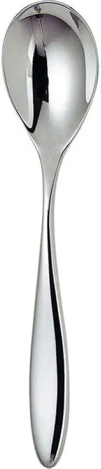 Alessi Mami 9-3/4-Inch Serving Spoon, 18/10 Stainless Steel Mirror Polish, Silver