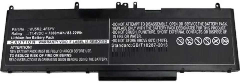 MicroBattery 83.22Wh Dell Laptop Battery – zusätzliche Notebook-Komponenten (Akku/Akku, Dell, Precision 3510, Precision 3510 Workstation)