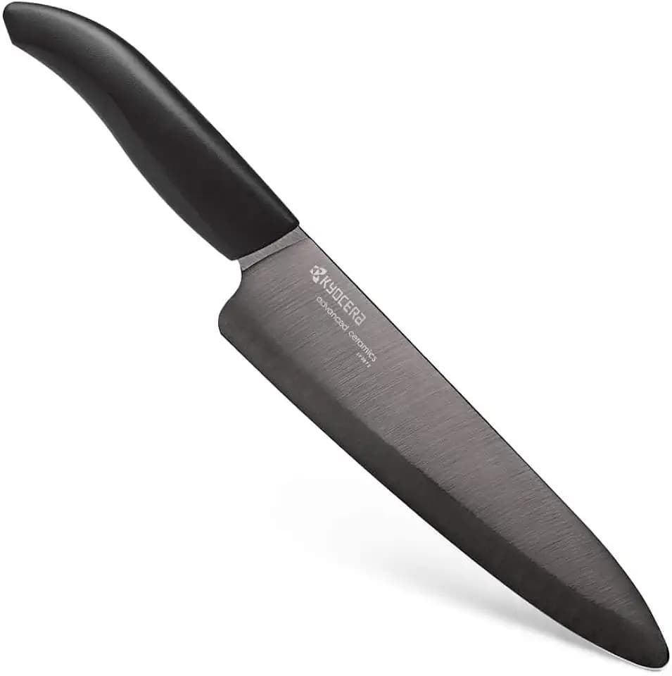 Revolution Series 7" Professional Chefs Knife Blade Color: Black