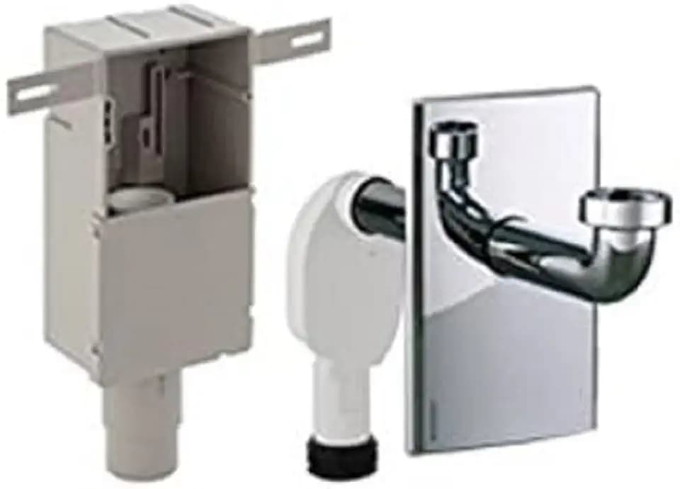 Geberit 151.120.21.1 Unterputz Siphon, Waschbecken, Anschlussstück, Chrom glänzend