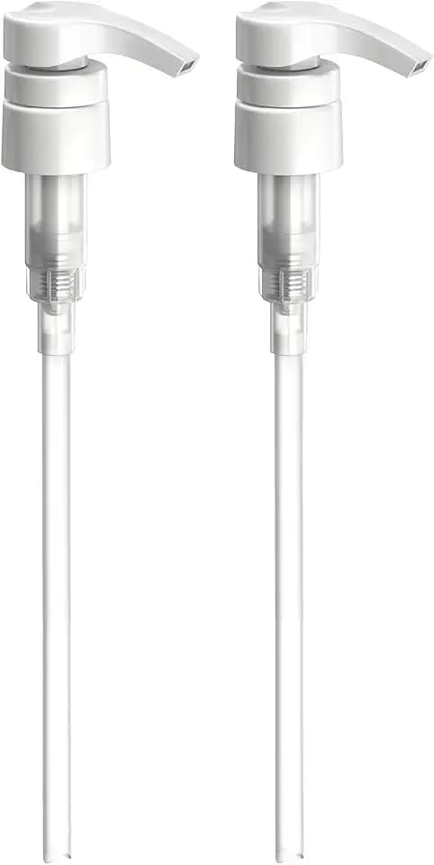 Bar5F Pumps for Shampoo and Conditioner Bottles, Salon-Brand Liters, 2 Pack