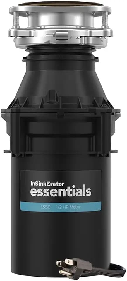 INSINKERATOR ES50 W/C, 1/2 HP Continuous Feed Garbage Disposal with Cord