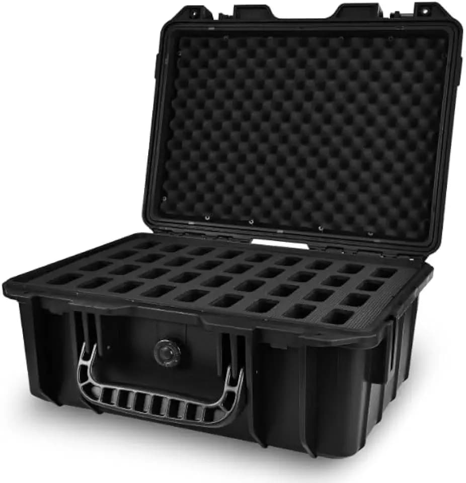 15" Knife Storage Case for 36 Folding Knives Organizer Holder Box