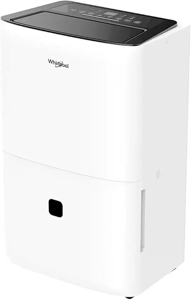 Whirlpool 50 Pint Dehumidifier with Pump, White for Whole Home