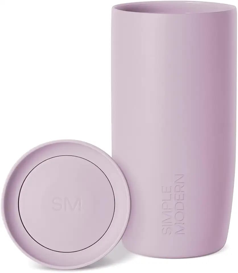 Simple Modern Insulated Travel Coffee Mug 360° Lid | 16oz | Lavender