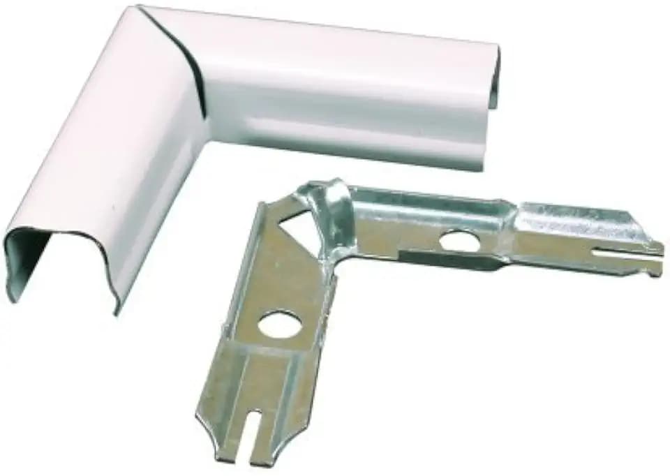 Wiremold BWH6 Flat Elbow, Metal, White - Quantity 5