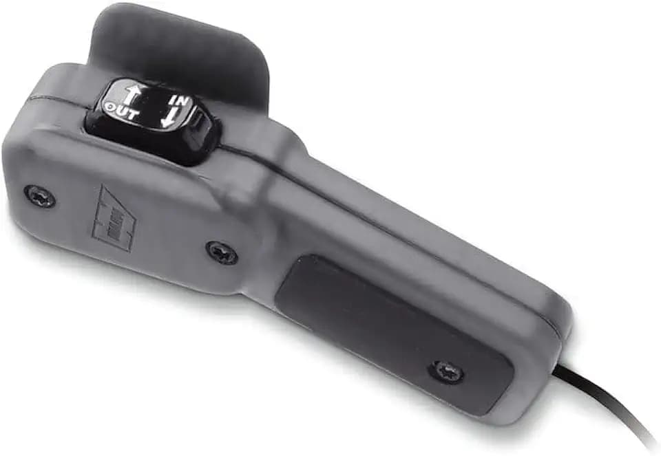 WARN 64849 Hand Held Winch Remote Controller with Rubber Grip for ATV and Side x Side Winches , gray