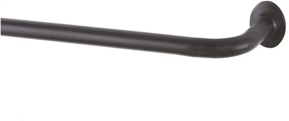 Eclipse 5/8" Room Darkening Wrap Around Curtain Rod, 28-48", Espresso