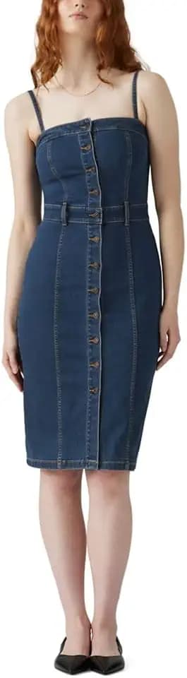 Levi's Womens Denim Bustier Dress