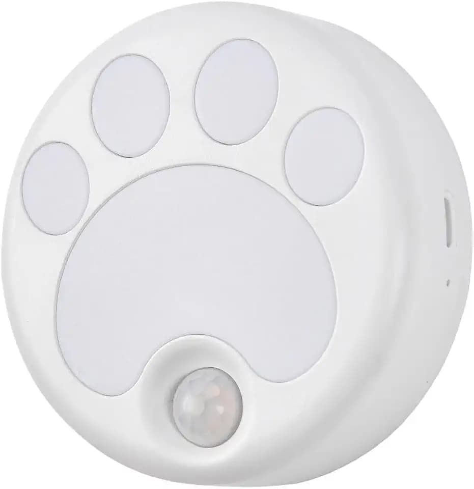 Attivolife Cat Paw Motion Sensor Night Light with Magnetic, USB Rechargeable & Cordless LED Lamp, Cute Kids Wall Light for Hallway, Bedroom, Nursery, Kitchen, Stairway